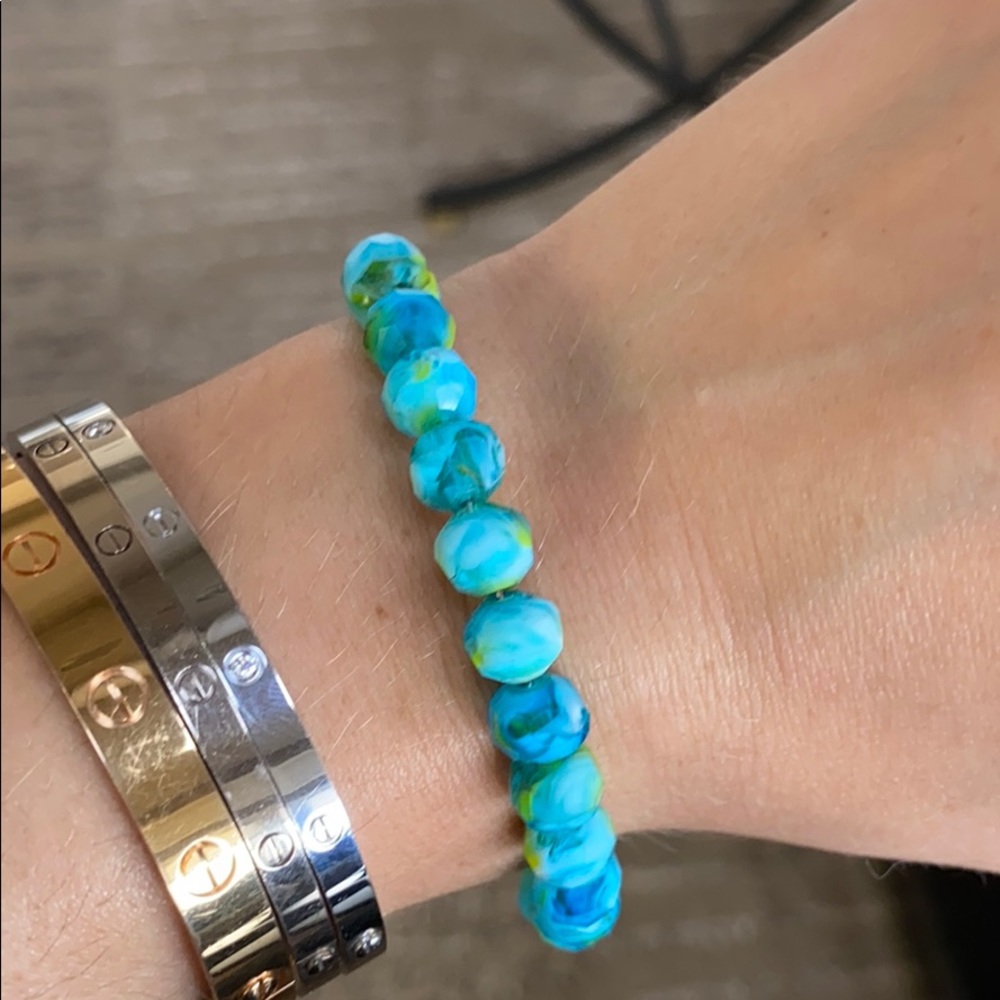 Alex and ani turquoise bracelet